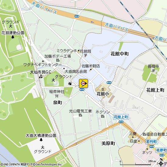 タイヤセンターササキ付近の地図